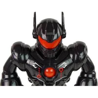 Lean Toys Interaktiver Roboter läuft mit Tonlichtern in Schwarz Lean Toys Interaktiver Roboter läuft mit Tonlichtern in Schwarz