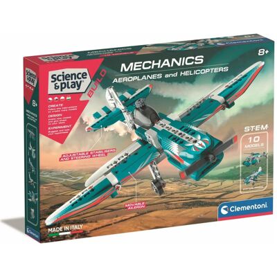 Clementoni 10in1 Mechanisches Fluglabor - Bildungsspielzeug Clementoni 10in1 Mechanisches Fluglabor - Bildungsspielzeug