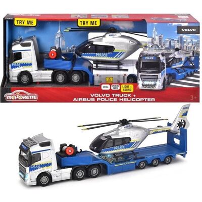 Volvo Lastwagen und Airbus Helikopter Set - 1:43 Volvo Lastwagen und Airbus Helikopter Set - 1:43