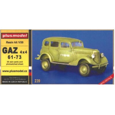 Plus Model GAZ 4x4 61-73 Maßstab 1:35 Flugzeug-Detailset Plus Model GAZ 4x4 61-73 Maßstab 1:35 Flugzeug-Detailset