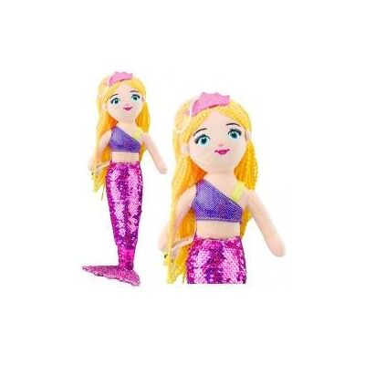 Lean Toys Lean Plüsch Meerjungfrau Kuschelschwanz In Pailletten Lila 48Cm (48 cm) Lean Toys Lean Plüsch Meerjungfrau Kuschelschwanz In Pailletten Lila 48Cm (48 cm)