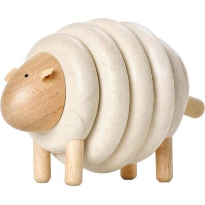PlanToys Holzspielzeug Schaf zum Ringen - Feinmotorik fördern PlanToys Holzspielzeug Schaf zum Ringen - Feinmotorik fördern