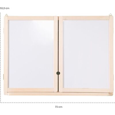 Roba Kinder Magnettafel - 73x54cm - Beige - Lernwand für Kinder Roba Kinder Magnettafel - 73x54cm - Beige - Lernwand für Kinder