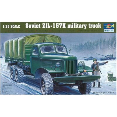 Trumpeter Sowjetischer ZIL-157K Lastwagen 1:35 Bausatz Trumpeter Sowjetischer ZIL-157K Lastwagen 1:35 Bausatz