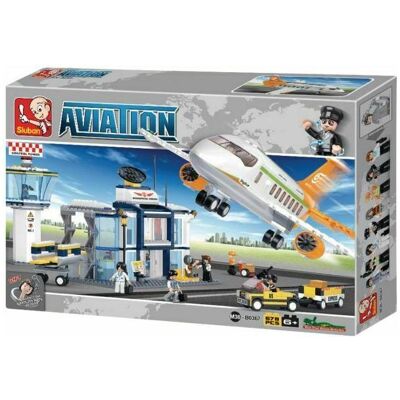 Sluban Aviation - International Airport (678 Pieces) Sluban Aviation - International Airport (678 Pieces)
