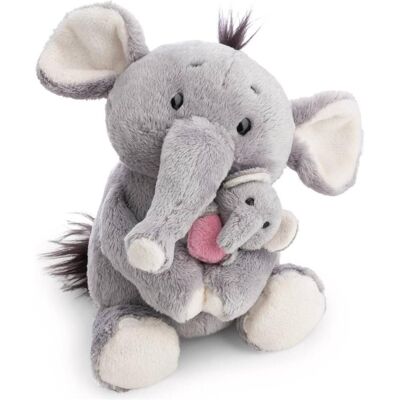 NICI Plüsch Elefant mit Kind grau 20cm (20 cm) NICI Plüsch Elefant mit Kind grau 20cm (20 cm)