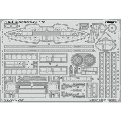 Eduard Blackburn Buccaneer S.2C - 1:72 Superdetaillierkit Eduard Blackburn Buccaneer S.2C - 1:72 Superdetaillierkit