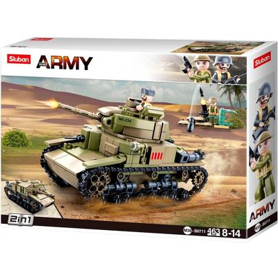 Sluban WWII - Italienischer Panzer 2in1 Sluban WWII - Italienischer Panzer 2in1