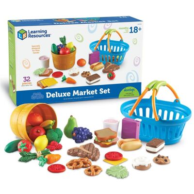 Learning Resources educatief speelgoed New Sprouts Deluxe Market Set. Learning Resources educatief speelgoed New Sprouts Deluxe Market Set.