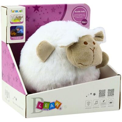 Lean Toys Lean Plüsch-Schlafschaf Snuggle Light Sound Weiss Lean Toys Lean Plüsch-Schlafschaf Snuggle Light Sound Weiss