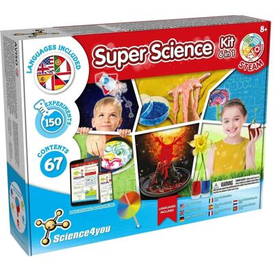 Science4you 6 in 1 Wissenschaftsset - Experimentierkasten Science4you 6 in 1 Wissenschaftsset - Experimentierkasten
