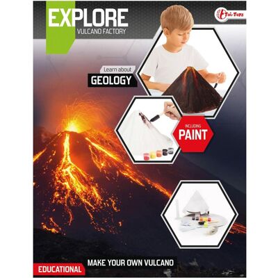 Toi-Toys Mehrfarben Vulkan Set - Bildungs Bastelset für Kinder Toi-Toys Mehrfarben Vulkan Set - Bildungs Bastelset für Kinder