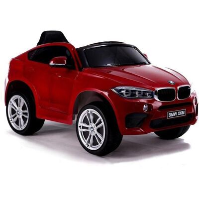 Lean Toys Electric car for children BMW X6, red lacquered Lean Toys Electric car for children BMW X6, red lacquered
