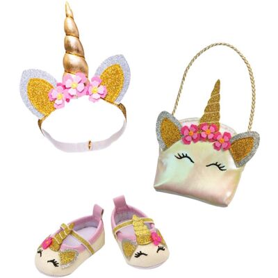 Heless Puppenzubehör Glitzer-Einhorn-Set, 38-45 cm Heless Puppenzubehör Glitzer-Einhorn-Set, 38-45 cm