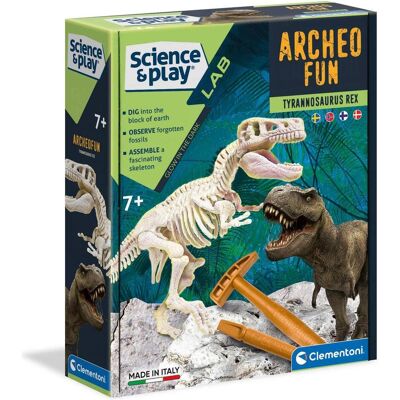Clementoni T-Rex Dinosaurierspielzeug - Ausgrabungskit Lernen Clementoni T-Rex Dinosaurierspielzeug - Ausgrabungskit Lernen