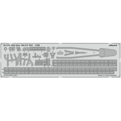 Eduard - USS Gato SS-212 - 1941 - Unterseeboot - Modellbausatz Eduard - USS Gato SS-212 - 1941 - Unterseeboot - Modellbausatz