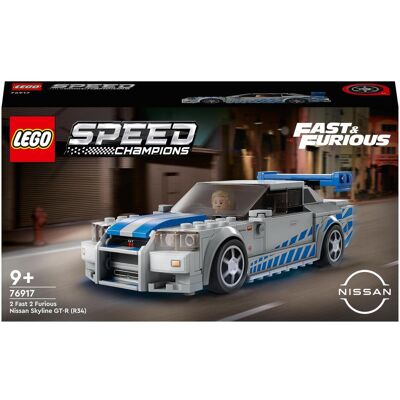 2 Fast 2 Furious - Nissan Skyline GT-R (R34) (76917, LEGO Speed Champions) 2 Fast 2 Furious - Nissan Skyline GT-R (R34) (76917, LEGO Speed Champions)