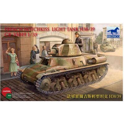 Bronco Models Hotchkiss H38/39 Leichter Panzer 1:35 - Bausatz Bronco Models Hotchkiss H38/39 Leichter Panzer 1:35 - Bausatz