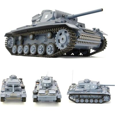 Heng Long RC Panzer III - 1:16 Maßstab - Rauch & Sound Heng Long RC Panzer III - 1:16 Maßstab - Rauch & Sound