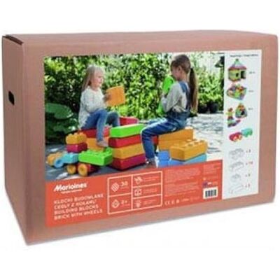 Marioinex Modell - Konstruktionsspielzeug mit Ziegeln und Rädern Marioinex Modell - Konstruktionsspielzeug mit Ziegeln und Rädern