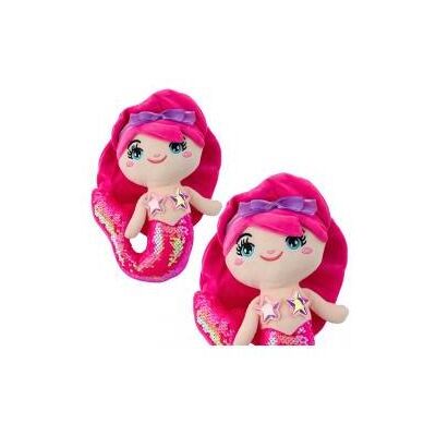 Lean Toys Lean Plüsch Meerjungfrau Kuschelschwanz Aus Pailletten Intensives Rosa 28Cm (28 cm) Lean Toys Lean Plüsch Meerjungfrau Kuschelschwanz Aus Pailletten Intensives Rosa 28Cm (28 cm)