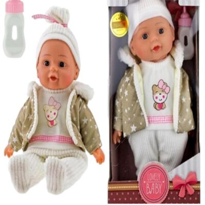 Toi-Toys Baby-Puppe mit Winterkleidung & Flasche - 32cm Toi-Toys Baby-Puppe mit Winterkleidung & Flasche - 32cm