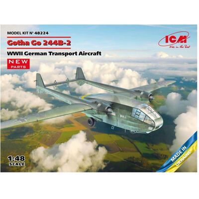 ICM Gotha Go 244B-2, WWII German Transport Aircraft ICM Gotha Go 244B-2, WWII German Transport Aircraft