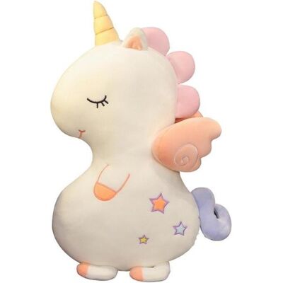 Lean Toys Plüsch Einhorn Kuscheltier 50cm weiss (50 cm) Lean Toys Plüsch Einhorn Kuscheltier 50cm weiss (50 cm)
