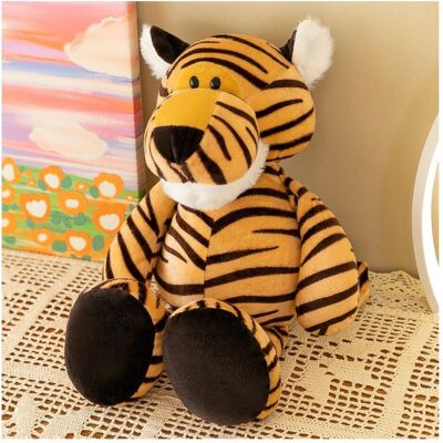 Lean Toys Lean Plüsch Maskottchen Huggable Orange Gestreifter Tiger 23Cm (23 cm) Lean Toys Lean Plüsch Maskottchen Huggable Orange Gestreifter Tiger 23Cm (23 cm)