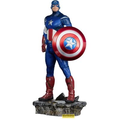 Iron Studios ST Marvel Infinity Saga : Cap America NY Battle 1/10 28cm Iron Studios ST Marvel Infinity Saga : Cap America NY Battle 1/10 28cm
