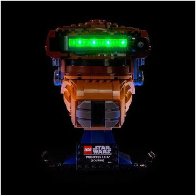 Light my bricks LEGO Star Wars Prinzessin Leia Helm LED-Set Light my bricks LEGO Star Wars Prinzessin Leia Helm LED-Set