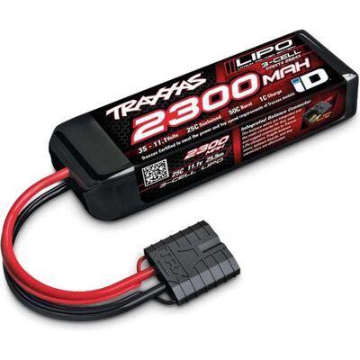 Traxxas LiPo Power Cell 2300mAh 11,1V 3S mit ID-Stecker (L110xB35xH22mm) (2300 mAh, 11.10 V) Traxxas LiPo Power Cell 2300mAh 11,1V 3S mit ID-Stecker (L110xB35xH22mm) (2300 mAh, 11.10 V)