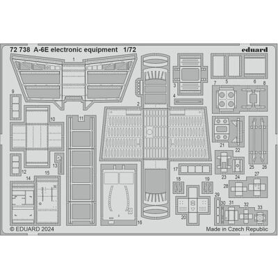 Eduard A-6E elektronische Ausrüstung - Photoätzteile - allgemeiner Zweck Eduard A-6E elektronische Ausrüstung - Photoätzteile - allgemeiner Zweck