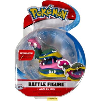 Wiked Pokémon Alolan Muk - Gelenkfigur für Kampf Wiked Pokémon Alolan Muk - Gelenkfigur für Kampf