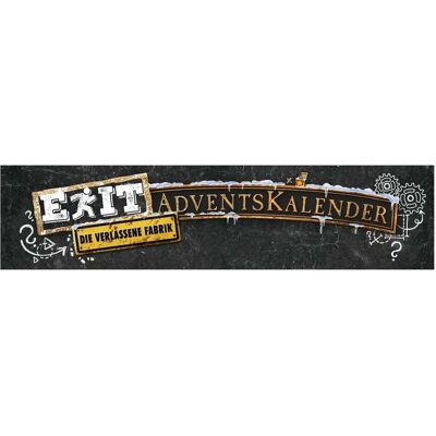 Ravensburger EXIT Adventskalender Továrna - Puzzle & Flucht Ravensburger EXIT Adventskalender Továrna - Puzzle & Flucht