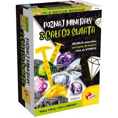 Lisciani Im a Genius Science Kit Entdecken Sie Mineralien aus der ganzen Welt Lisciani Im a Genius Science Kit Entdecken Sie Mineralien aus der ganzen Welt