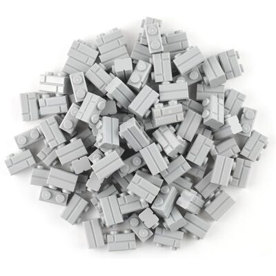LEGO - Brick 1x2 Classic Basic - Hellgrau - 98283 Stücke LEGO - Brick 1x2 Classic Basic - Hellgrau - 98283 Stücke