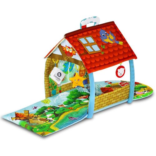 Lionelo, Krabbeldecke + Spielbogen, Agnes Plus