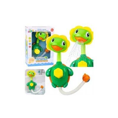Lean Toys Badespielzeug Schildkröte mit Fischbrunnen, Duschsaugnäpfe Lean Toys Badespielzeug Schildkröte mit Fischbrunnen, Duschsaugnäpfe