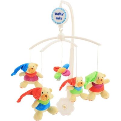Baby Mix, Babymobile, 14306 KARUSSELL-TEDDYBÄREN IN BADEMÄNTELN Baby Mix, Babymobile, 14306 KARUSSELL-TEDDYBÄREN IN BADEMÄNTELN