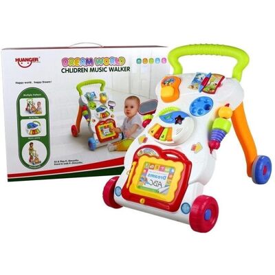 Lean Toys Multifunktionaler Schieber für Babys, der beim ersten Schritt hilft Lean Toys Multifunktionaler Schieber für Babys, der beim ersten Schritt hilft