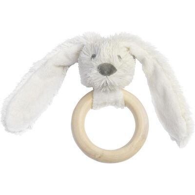 Happy Horse, Babyrassel, Ivory Rabbit Richie FSC Wooden Teething Ring Happy Horse, Babyrassel, Ivory Rabbit Richie FSC Wooden Teething Ring