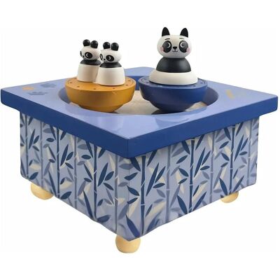 Trousselier, Spieluhr, Spieluhr mit tanzenden Pandas, magnetisch Trousselier, Spieluhr, Spieluhr mit tanzenden Pandas, magnetisch