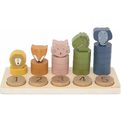 Trixie Baby Zählspiel aus Holz 0-5 Trixie Baby Zählspiel aus Holz 0-5