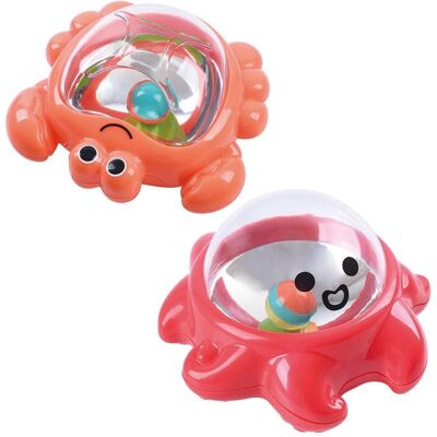 Play Tub Twinklers - Krabbe und Oktopus, 2 Stk. Play Tub Twinklers - Krabbe und Oktopus, 2 Stk.