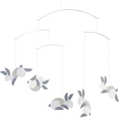 Flensted Mobiles, Babymobile, Kreisförmige Hasen Flensted Mobiles, Babymobile, Kreisförmige Hasen