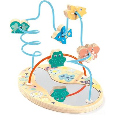 Djeco Baby Loopi - Baby Spielzeug - Luftschleifen - FSC Holz Djeco Baby Loopi - Baby Spielzeug - Luftschleifen - FSC Holz