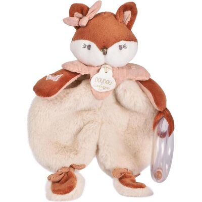 Doudou et Compagnie, Schmusetuch, Mina Schmusetuch mit Rassel 18cm (5 x 14 cm) Doudou et Compagnie, Schmusetuch, Mina Schmusetuch mit Rassel 18cm (5 x 14 cm)