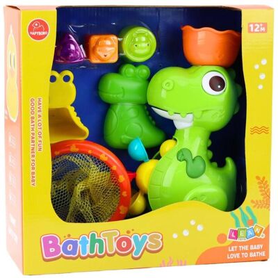 Lean Toys Lean Dinosaurier Badespielzeug Set Mit Mahlwerk Zubehör 8El Lean Toys Lean Dinosaurier Badespielzeug Set Mit Mahlwerk Zubehör 8El