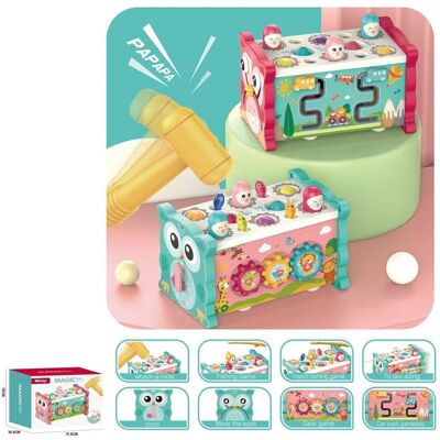 Chipolino Motorwürfel 8in1 Owl rosa / ab 18 Monaten Chipolino Motorwürfel 8in1 Owl rosa / ab 18 Monaten